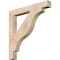 Ekena Millwork Funston Block Smooth Bracket, Douglas Fir, 3 1/2"W x 30"D x 30"H BKT04X30X30FST05SDF - alternate 1